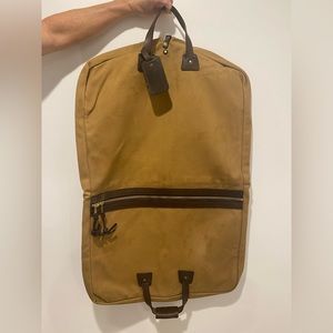 Filson Khaki Tim Cloth Garment Bag
